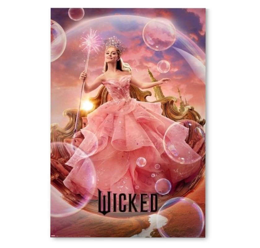 Amazon.co.jp: 映画ポスター ウィキッド ふたりの魔女 Wicked 24×36